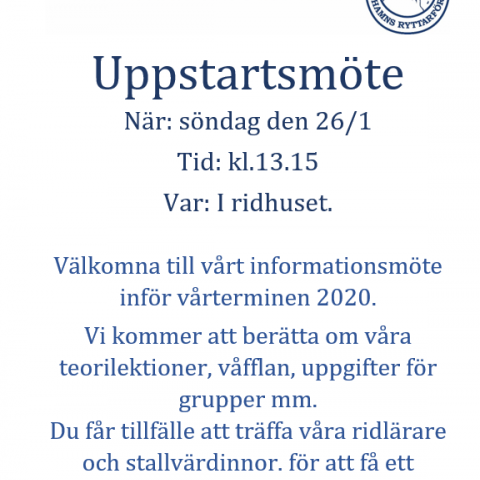 Uppstartsmöte